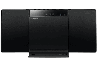 Microcadena - Pioneer X-SMC01 Negro, Bluetooth, 20W, USB Reproductor