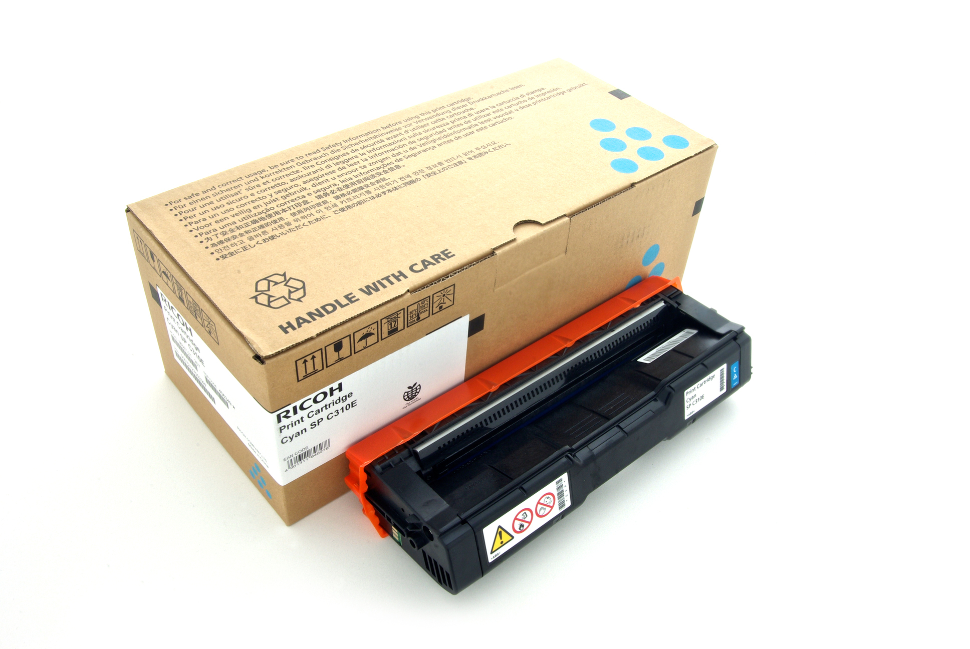Tóner - Ricoh SPC220E, 2300 páginas, color cian