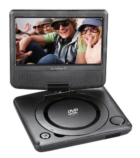 DVD Portátil - Sunstech DLPM728 Negro, USB