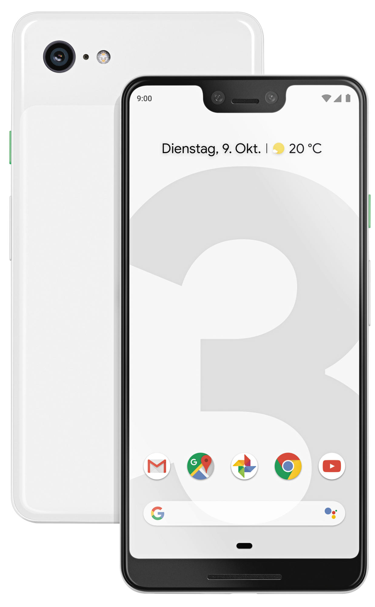 GOOGLE Pixel 3 XL 64 GB Clearly White