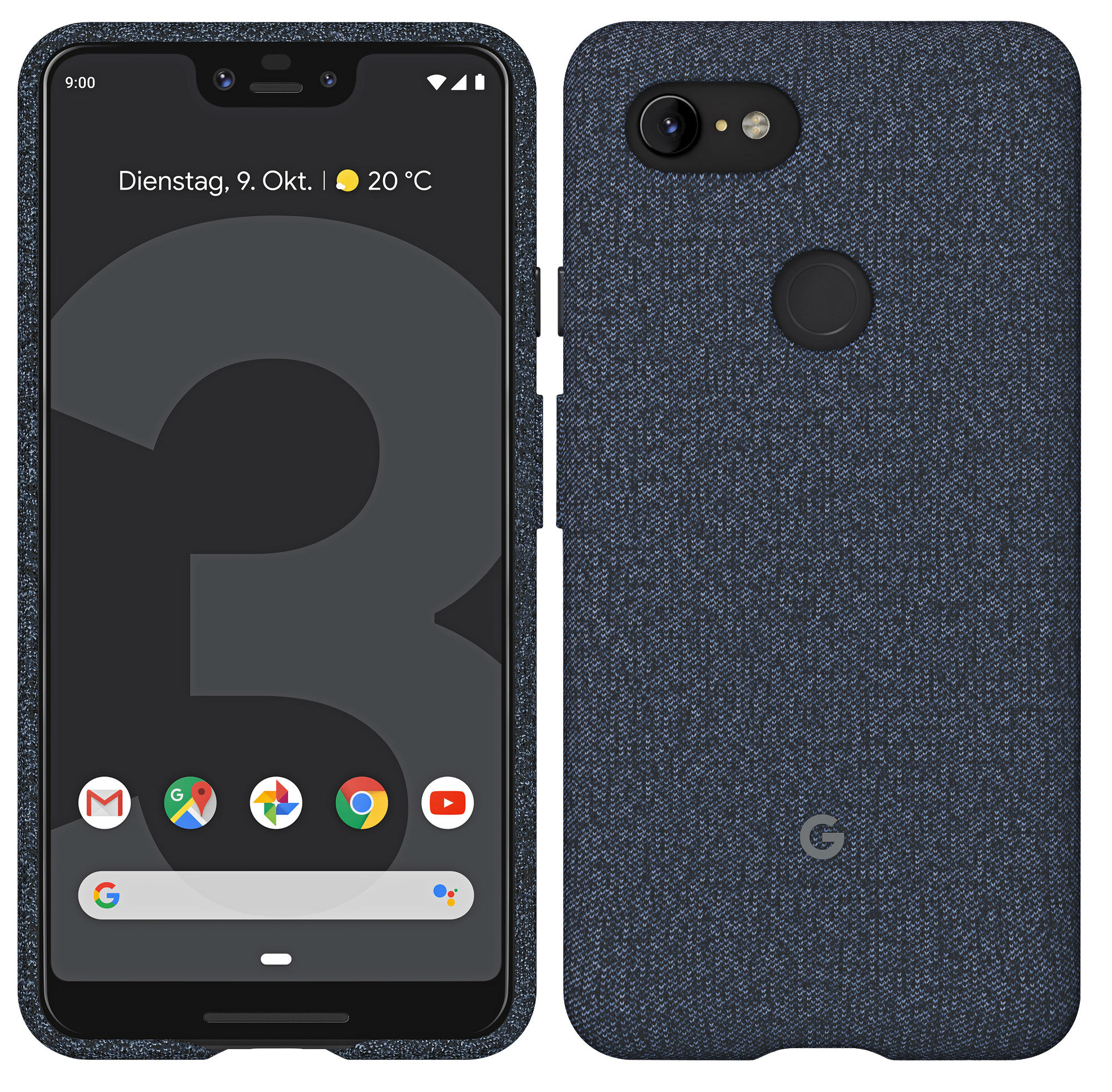 GOOGLE Fabric, Backcover, Google, Pixel 3XL, Indigo