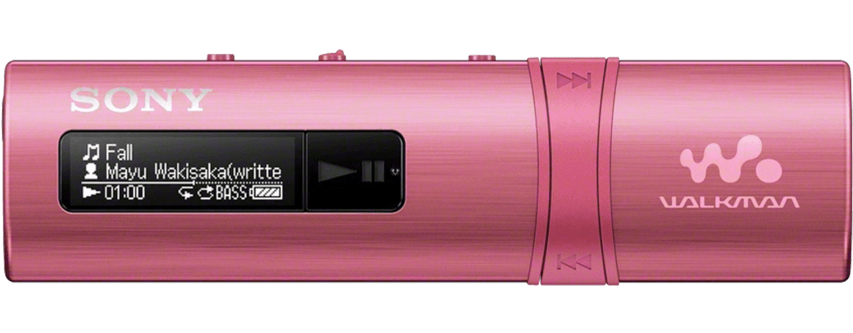 Reproductor MP3 - Sony Walkman NWZB183FP, 4 GB, Rosa