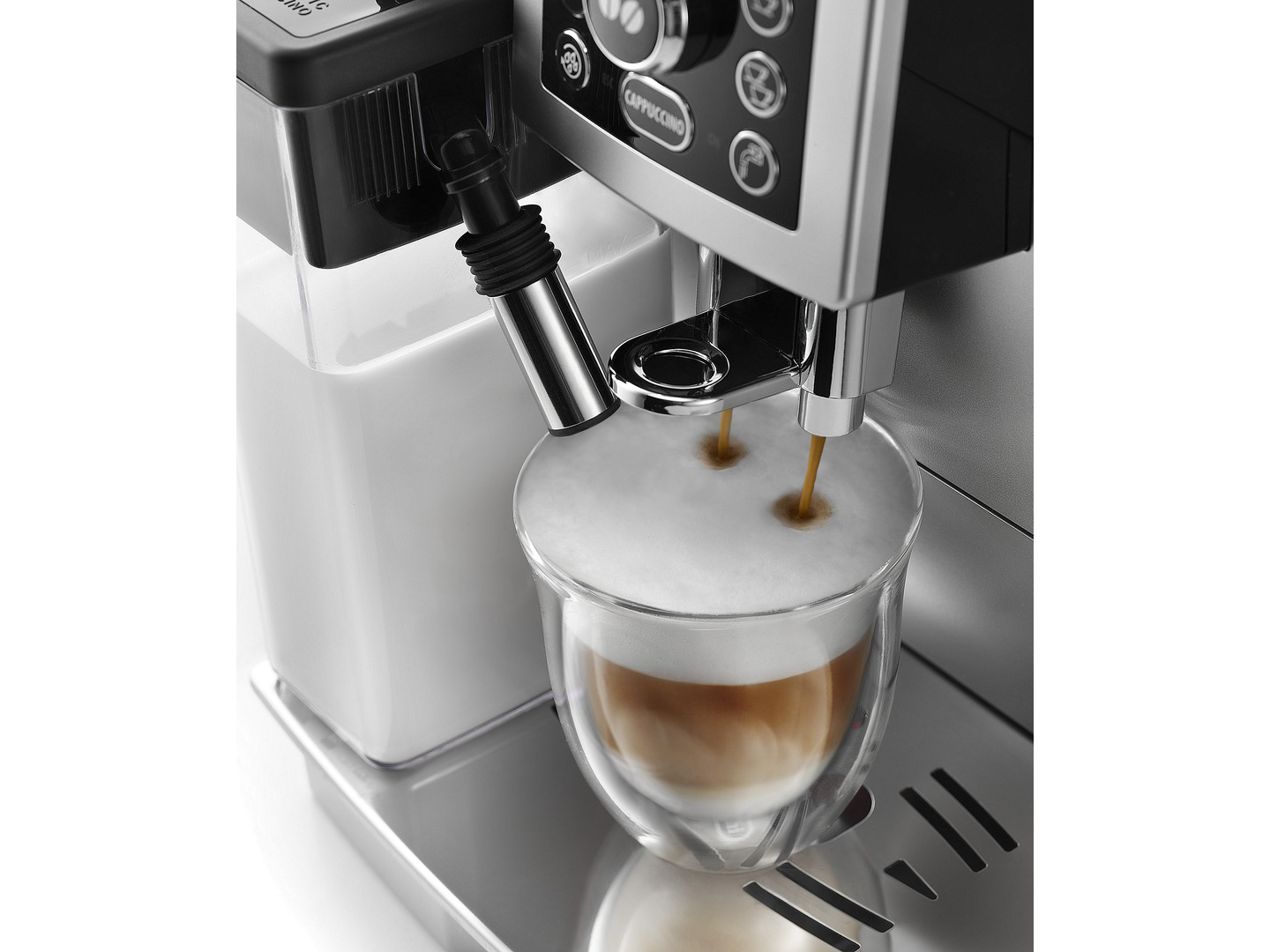 Cafetera superautomática - DeLonghi ECAM 23.460.S Presión de 15 bares Sistema Thermo-block