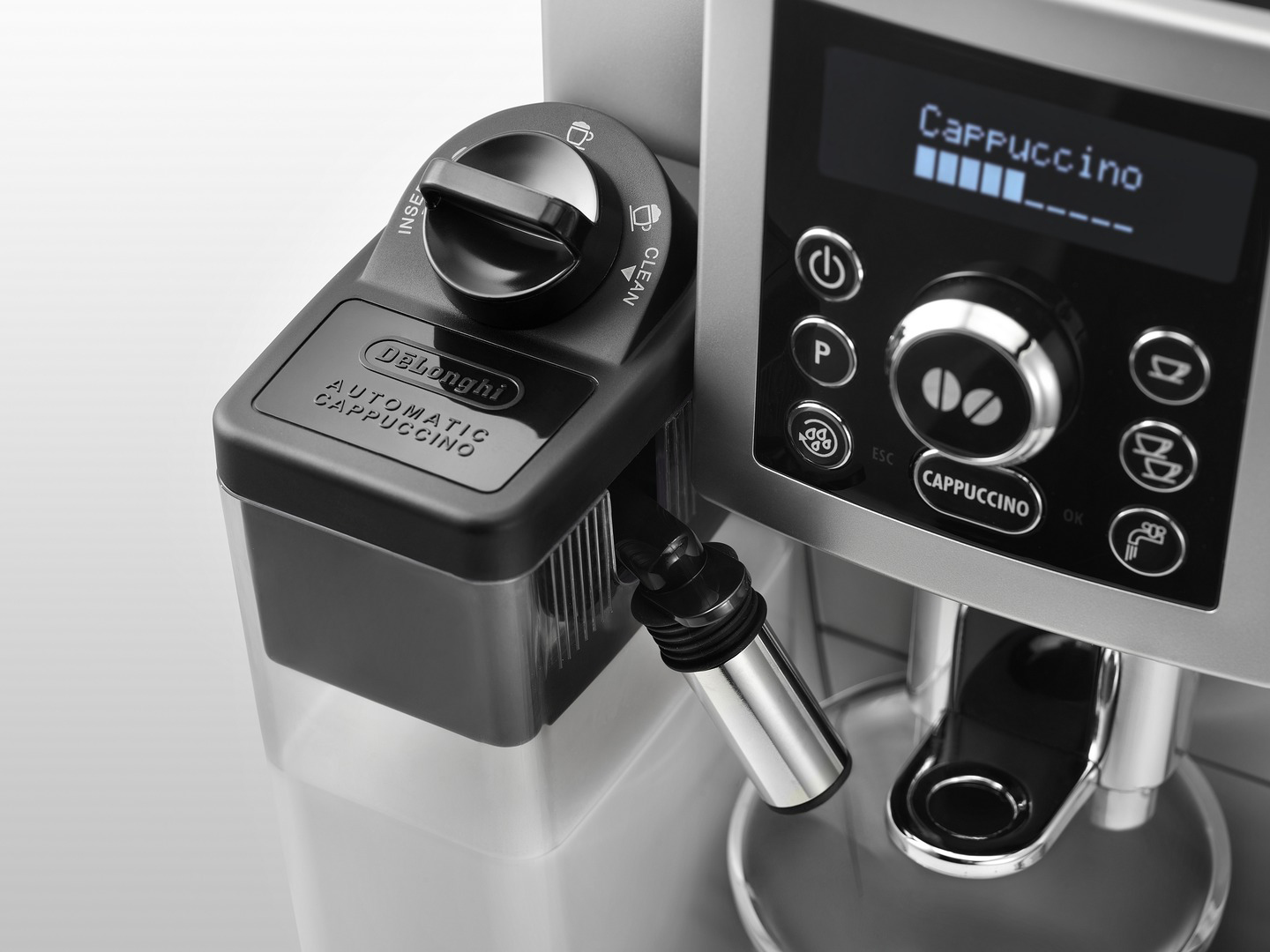 Cafetera superautomática - DeLonghi ECAM 23.460.S Presión de 15 bares Sistema Thermo-block