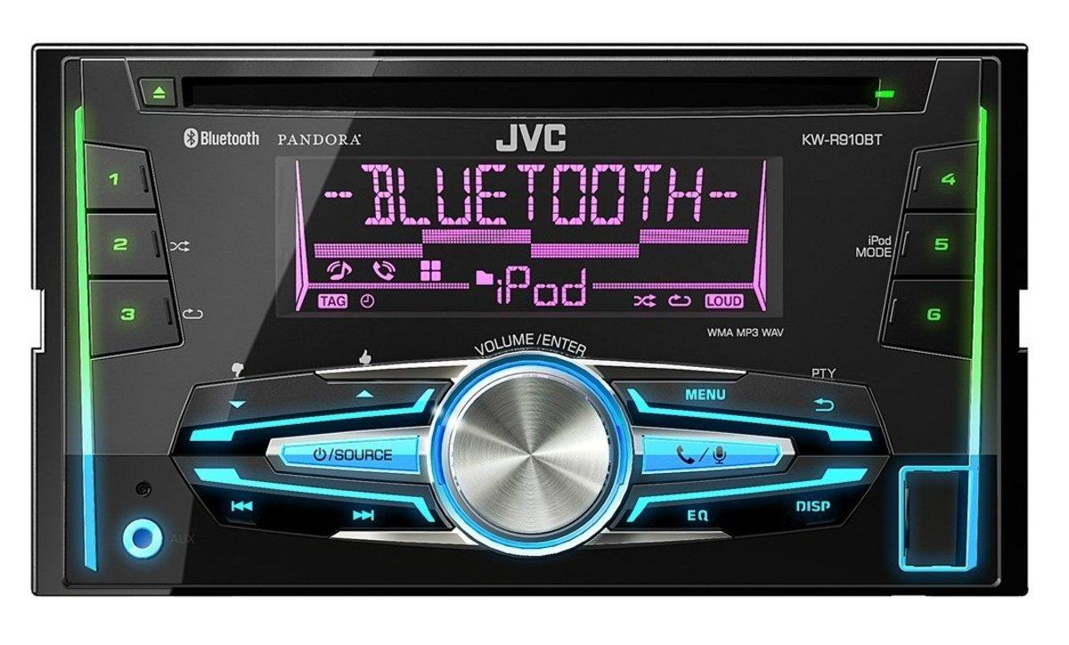 Autoradio - JVC KW-R910BTE 2Din, Bluetooth, USB, AUX