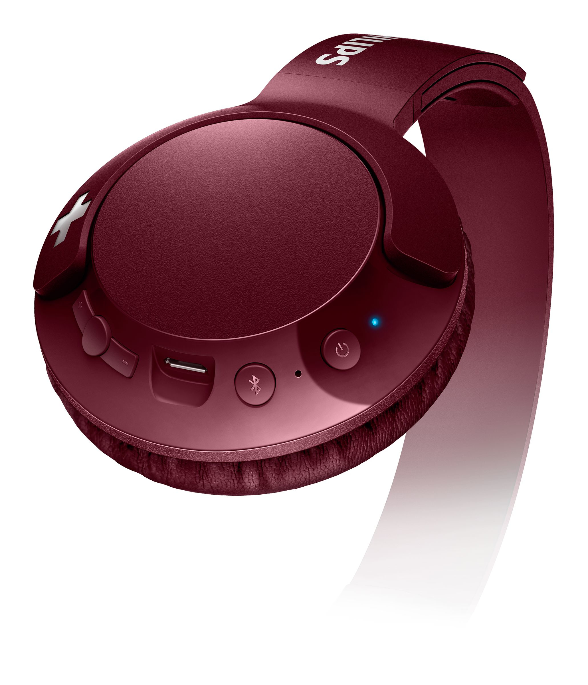 PHILIPS SHB3075  Mikrofonlu Kulak Üstü Kulaklık Kırmızı