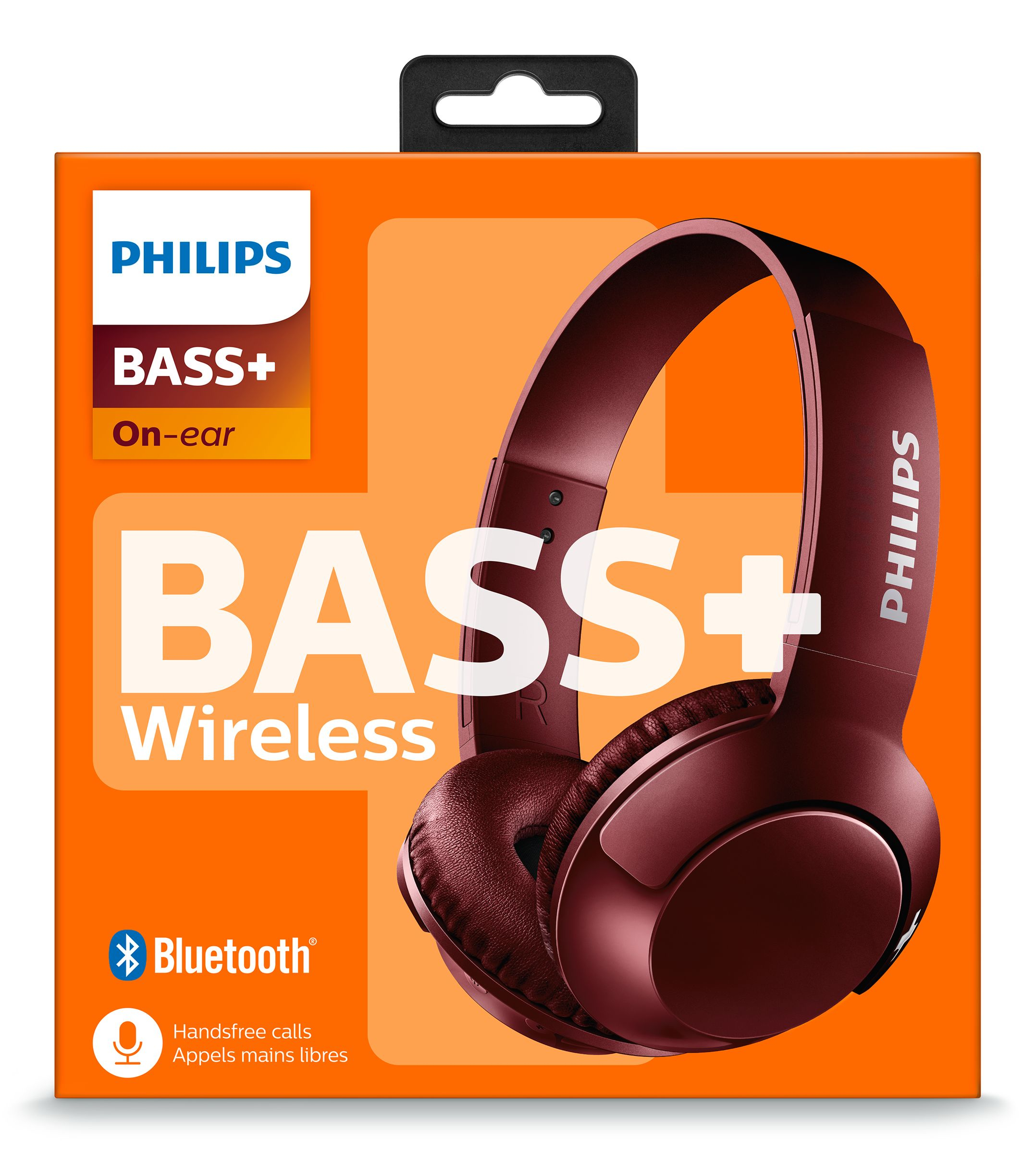 PHILIPS SHB3075  Mikrofonlu Kulak Üstü Kulaklık Kırmızı