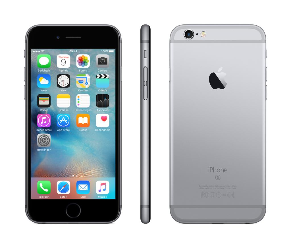 Apple iPhone 6S de 32GB con red 4G, pantalla retina HD de 4, 7", gris espacial