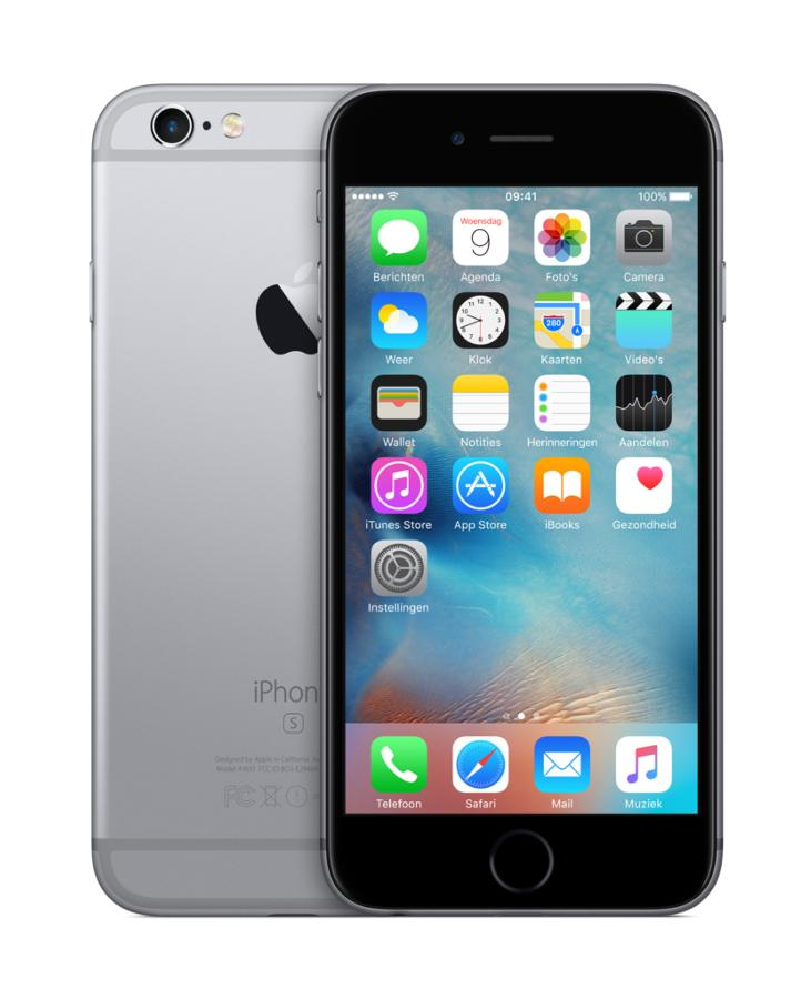Apple iPhone 6S de 32GB con red 4G, pantalla retina HD de 4, 7", gris espacial