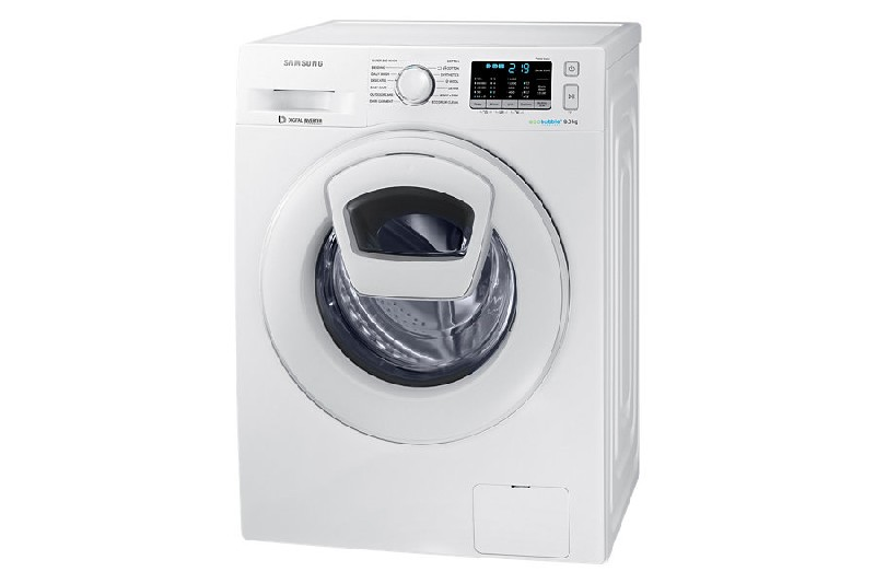 Lavadora carga frontal - Samsung WW90K5410WW 9 Kg 1400 r.p.m Tecnología AddWash Sistema EcoBubble