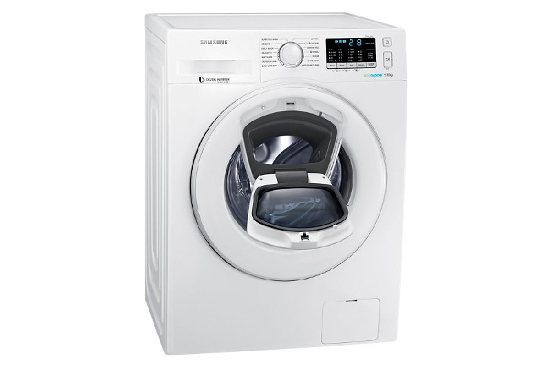 Lavadora carga frontal - Samsung WW90K5410WW 9 Kg 1400 r.p.m Tecnología AddWash Sistema EcoBubble