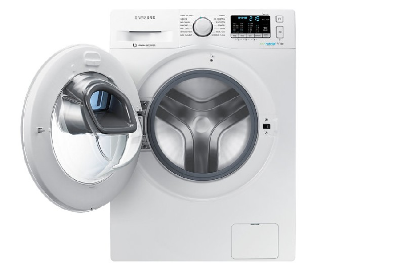 Lavadora carga frontal - Samsung WW90K5410WW 9 Kg 1400 r.p.m Tecnología AddWash Sistema EcoBubble