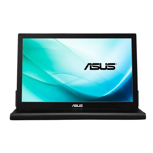 Monitor - ASUS MB169B+, 15.6", Full HD, IPS, ultrafino, giro automático, Negro y Plata