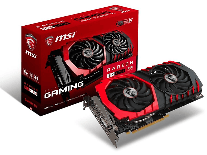 Tarjeta gráfica | MSI RX 470 Gaming X 4GB GDDR5