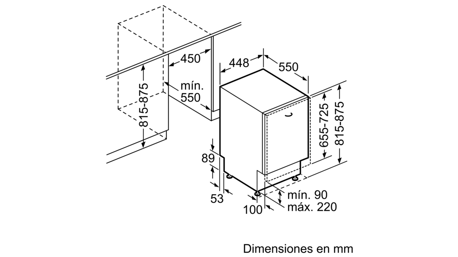 Lavavajillas - Balay 3VT532XA, 45 cm, 10 servicios, Programación diferida hasta 24 h, 5
