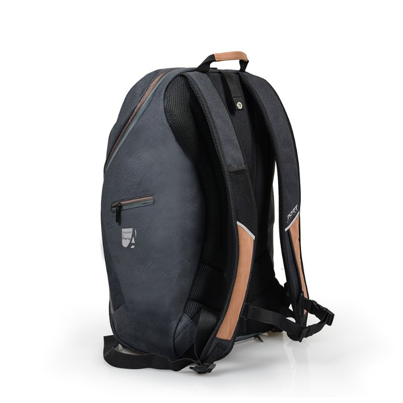 Port Designs GO LED Poliéster Marrón, Gris mochila