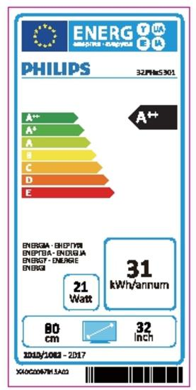 TV LED 32" - Philips 32PHS5301, Smart TV, USB, HDMI