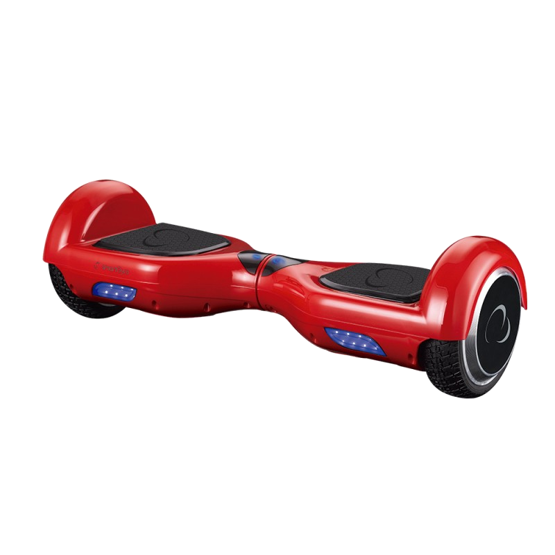 Hoverboard - Woxter SG27-026 SMARTGYRO X2, Altavoces estéreo, Bluetooth, Luces LEDS, Rojo