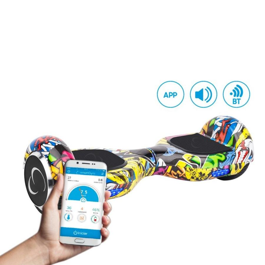 Hoverboard - Woxter SG27-030 SMARTGYRO X2, Altavoces estéreo, Bluetooth, Luces LEDS, Street
