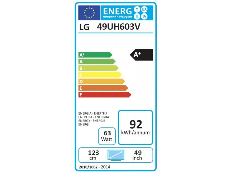 LG Tv Led 49" -Lg 49Uh603V, Uhd 4K, Hdr Pro, Webos 3.0,  Tdt2 Hd