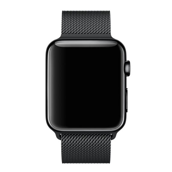 Apple Correa Para Apple Watch -Apple Milanese Loop, 42 Mm, Acero Inoxidable, Negro  Espacial