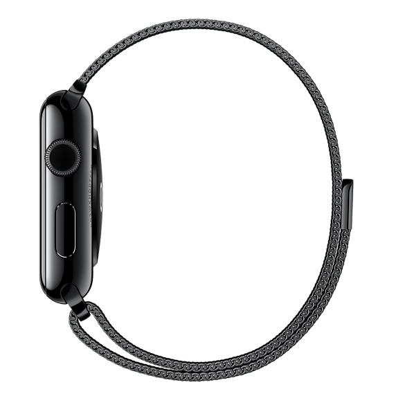 Apple Correa Para Apple Watch -Apple Milanese Loop, 42 Mm, Acero Inoxidable, Negro  Espacial