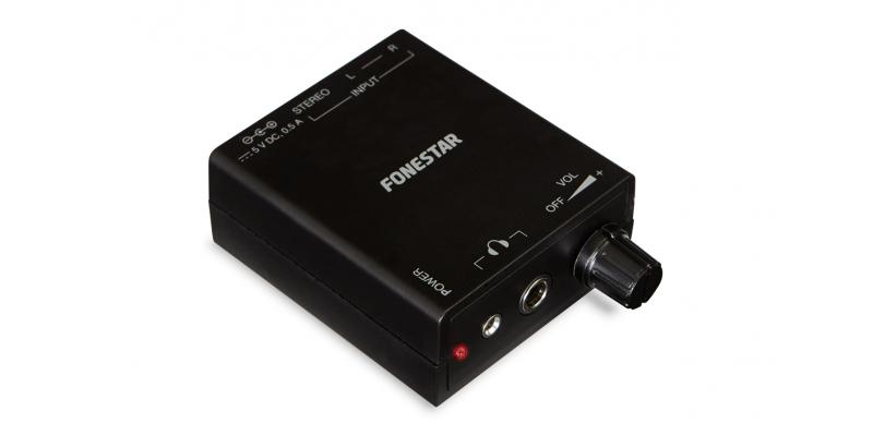 Amplificador De Auriculares - Fonestar Fda-1A, 1 Entrada, 1 Salida, Indicador Luminoso