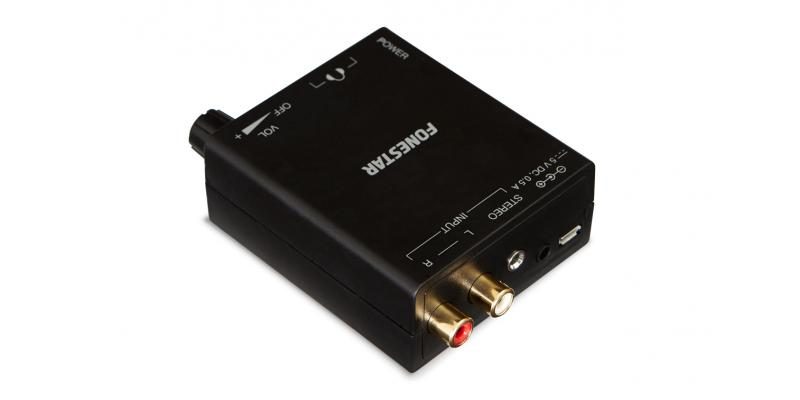 Amplificador De Auriculares - Fonestar Fda-1A, 1 Entrada, 1 Salida, Indicador Luminoso
