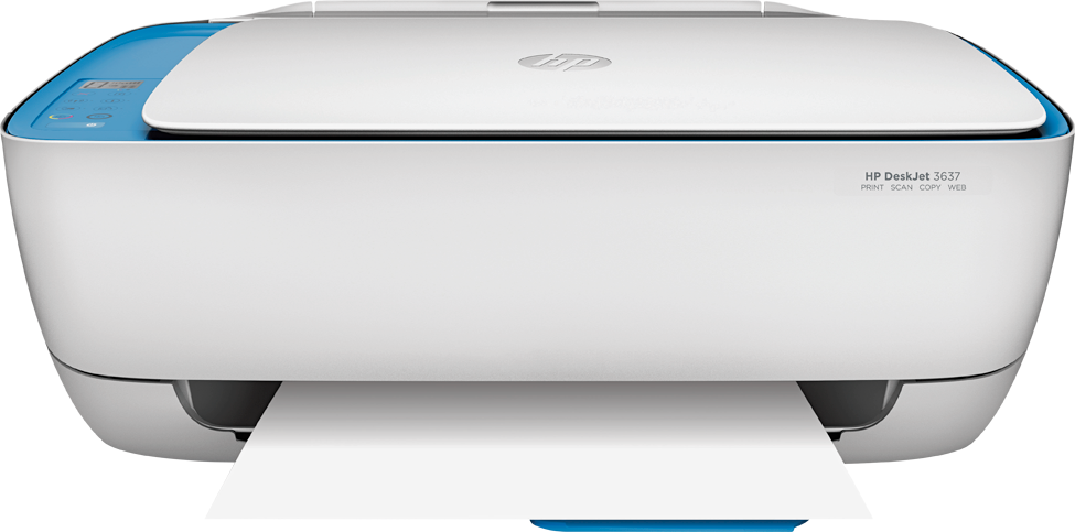 Impresora Multifunción - HP DeskJet 3637, Impresión, copia, escaner, WiFi, USB