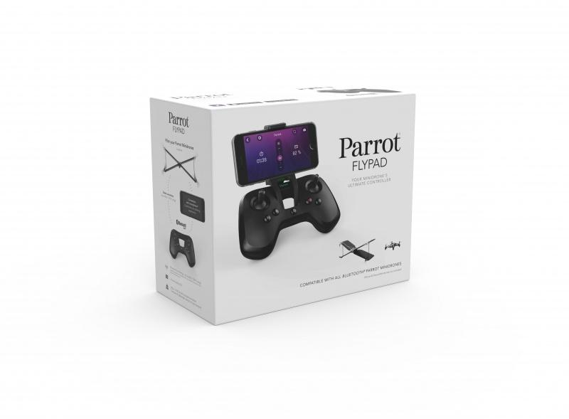 Mando minidrone - Parrot FLYPAD MINIDRONE, Bluetooth, 60 metros alcance