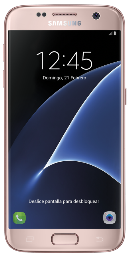 Móvil - Samsung Galaxy S7, 32GB, 4GB RAM, Pantalla de 5.1", 4G, Rosa