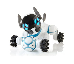 Perro Robótico - Wowwee Chip, Blanco,Interactivo, Reconocimiento De Voz