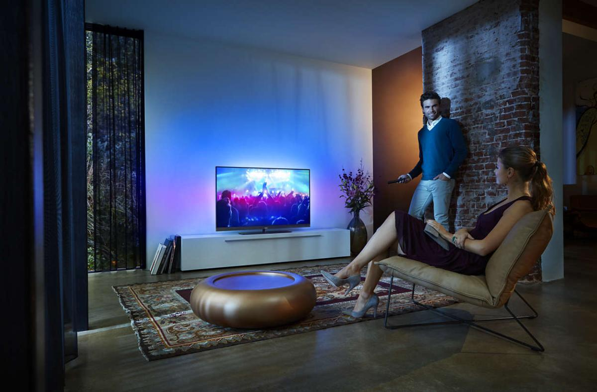 TV LED 49" - Philips 49PUS7181/12, Ultra HD 4K, HDR Plus, Android TV, Ambilight 3 Lados
