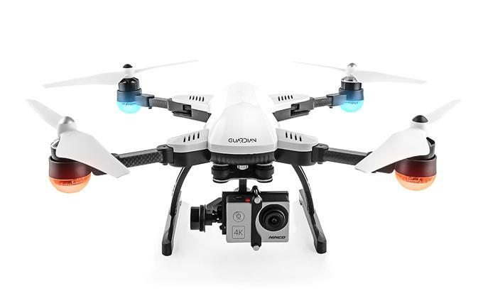 Dron - Ninco Nh90118 Nincoair Guardian,Grabación 360º Y 4K, Reloj De Seguimiento Gps,  Plegable