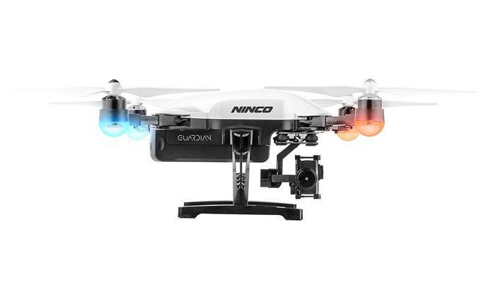 Dron - Ninco Nh90118 Nincoair Guardian,Grabación 360º Y 4K, Reloj De Seguimiento Gps,  Plegable