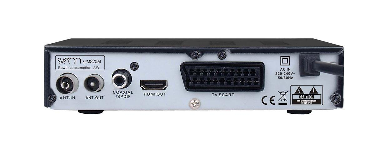 Sveon Reproductor Multimedia - Sveon Spm820M,Mkv, Hdmi, Tdt, Full Hd