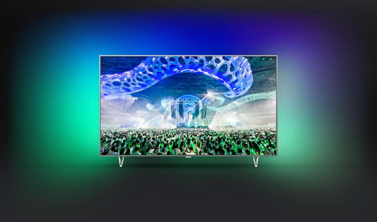 TV LED 65" - Philips 65PUS7601/12, 4K Ultra HD, HDR, Android TV, Ambilight