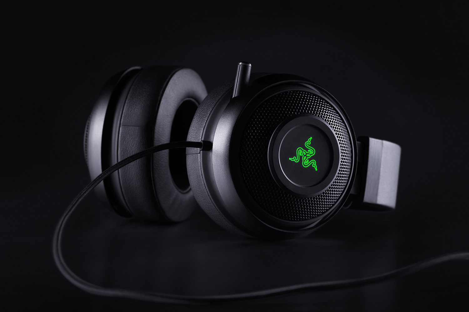 Auriculares gaming - Razer Kraken 7.1 V2 Binaurale Diadema Negro auricular con micrófono