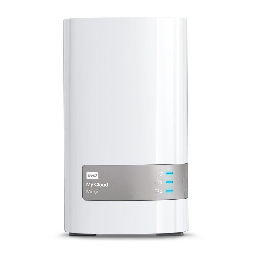 NAS Cloud - WD My Cloud Mirror, 6Tb, 2 bahías, 3,5 pulgadas, Gigabit Ethernet, USB 3.0, color