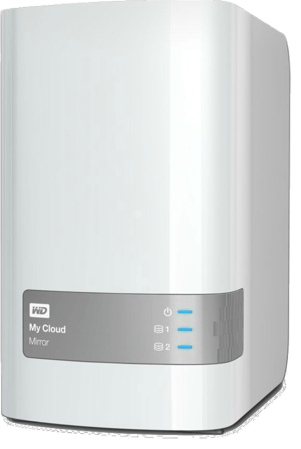 NAS Cloud - WD My Cloud Mirror, 6Tb, 2 bahías, 3,5 pulgadas, Gigabit Ethernet, USB 3.0, color