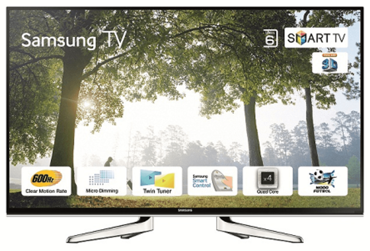 TV LED 40" - Samsung 40H6640SLXXC Smart TV Quad Core, 3D, Modo Fútbol