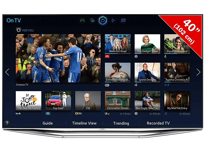 TV LED 40" | Samsung 40H7000 Smart TV