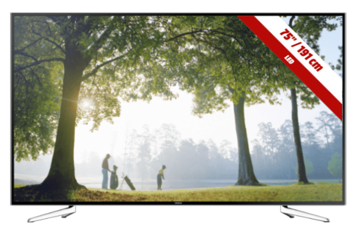 TV LED 75" - Samsung 75H6400 Smart TV Quad Core, 3D, Modo Fútbol