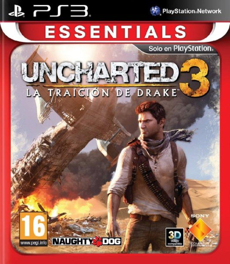 Consola - Sony - PS3 Negra, 500Gb + 4 Juegos Edición Essentials