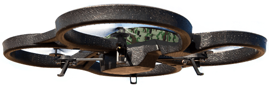 Cuadricóptero teledirigido - Parrot AR Drone 2.0 GPS Edition, con registrador de vuelo, color