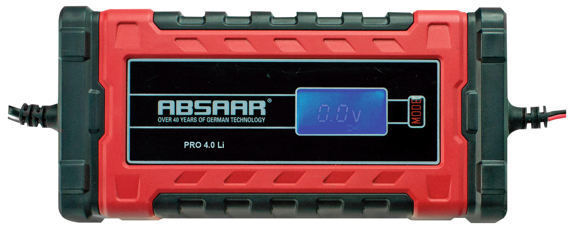 ABSAAR 10428 EVO 4.0 PLUS Batterieladegerät, Rot/Schwarz