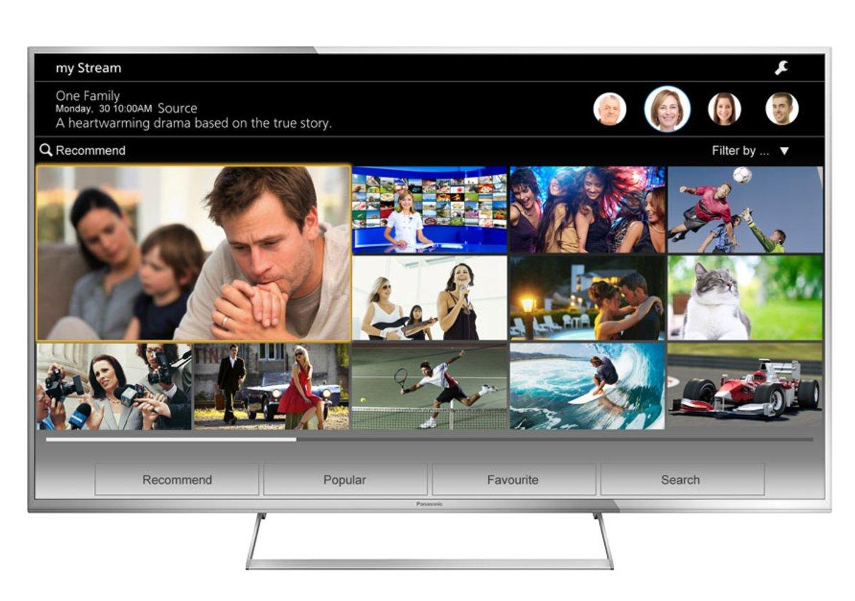 TV LED 42" - Panasonic TC-42AS740E Smart TV, WiFi, 3D, 1200Hz