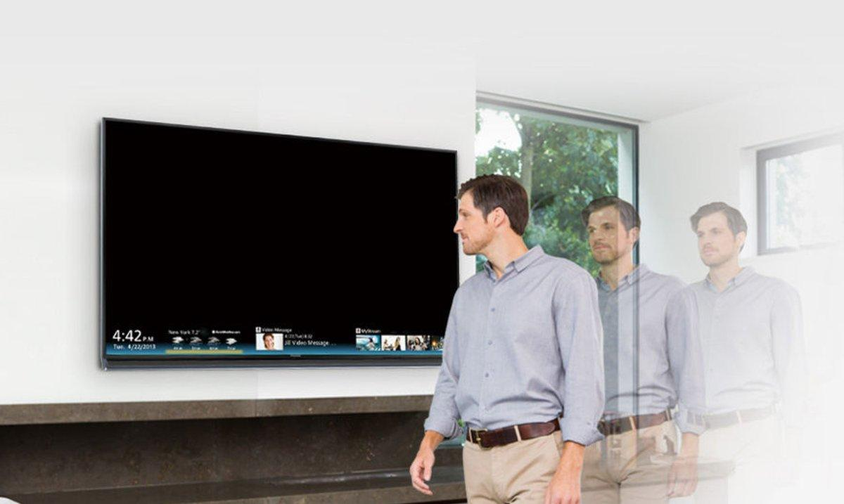 TV LED 60" - Panasonic TX-60AS800E, Smart TV, 1800 Hz, Cámara HD, WiFi, 3D