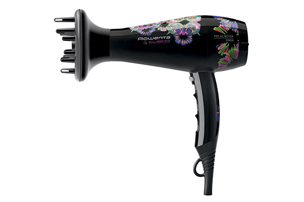 Secador de pelo - Rowenta CV8370F0 Potencia 2300W, Función Iónica, Diseño exclusivo Rowenta by