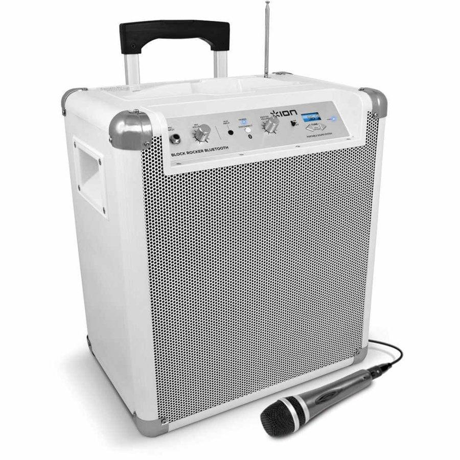 Altavoz - Ion Block Rocker Bluetooth White